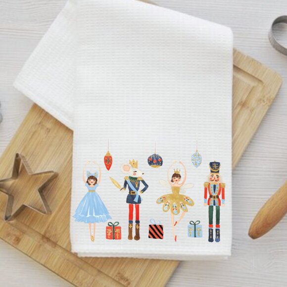 Hand Crafted Other - Nutcracker Dish Towel, can personalize